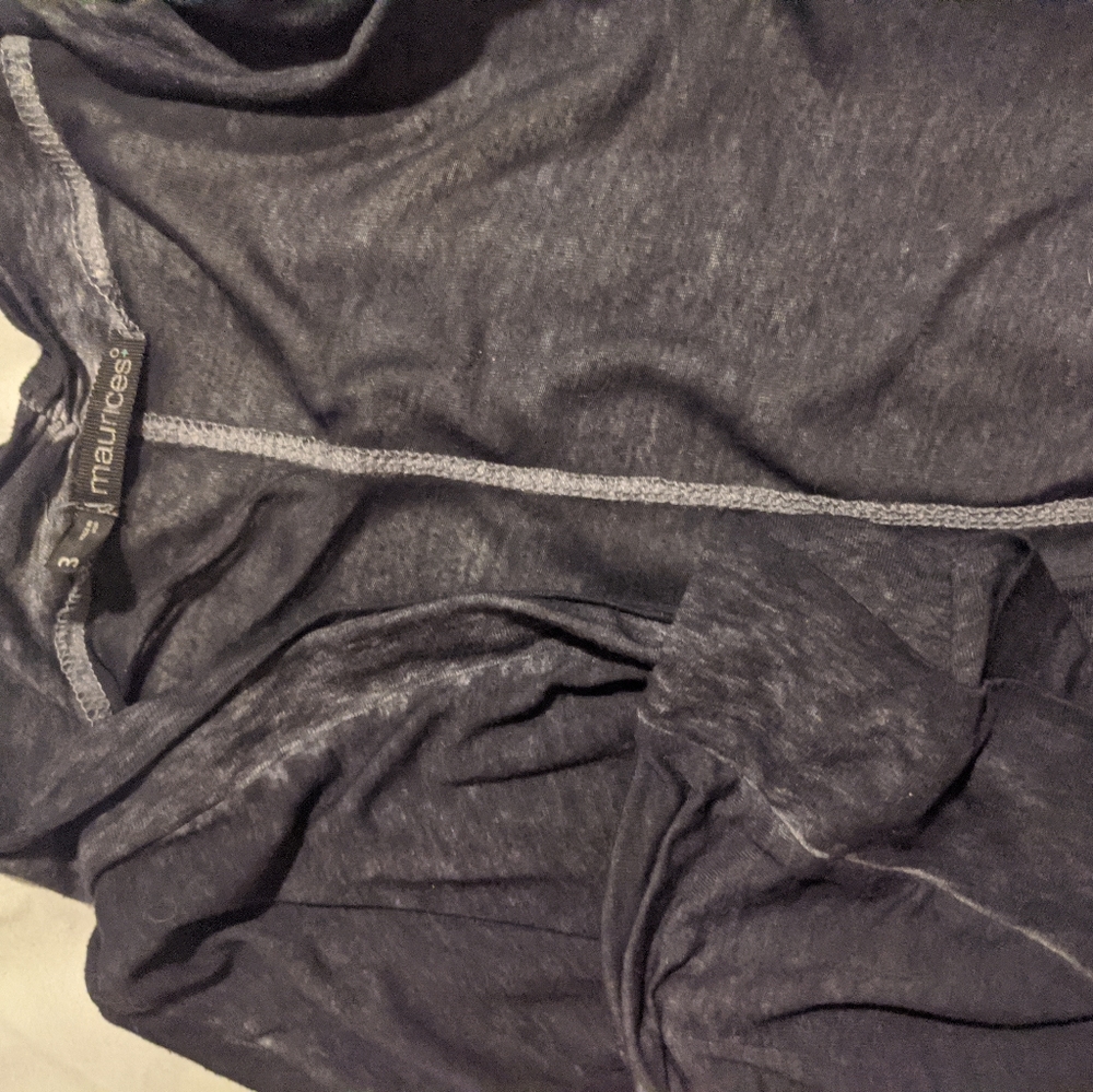 Short sleeve burnout cardigan